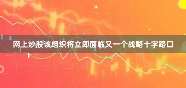 网上炒股该组织将立即面临又一个战略十字路口